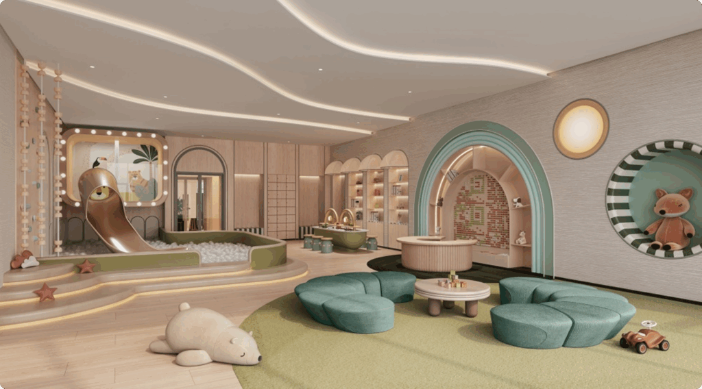 Tiện ích khu trẻ em tại Masteri ParkPlace