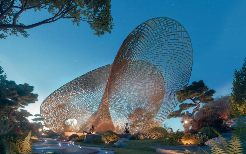 Tiện ích vườn thiền tại Masteri ParkPlace